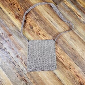 Y2K CROCHET CROSS BODY PURSE BOHO WHIMSYGOTH COTTAGECORE